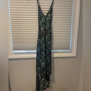 Haute Hippie silk slip midi dress S